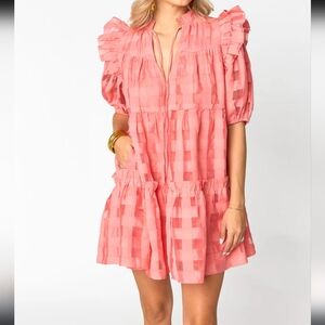 NWT Buddy Love Ensel Short Dress in Coral